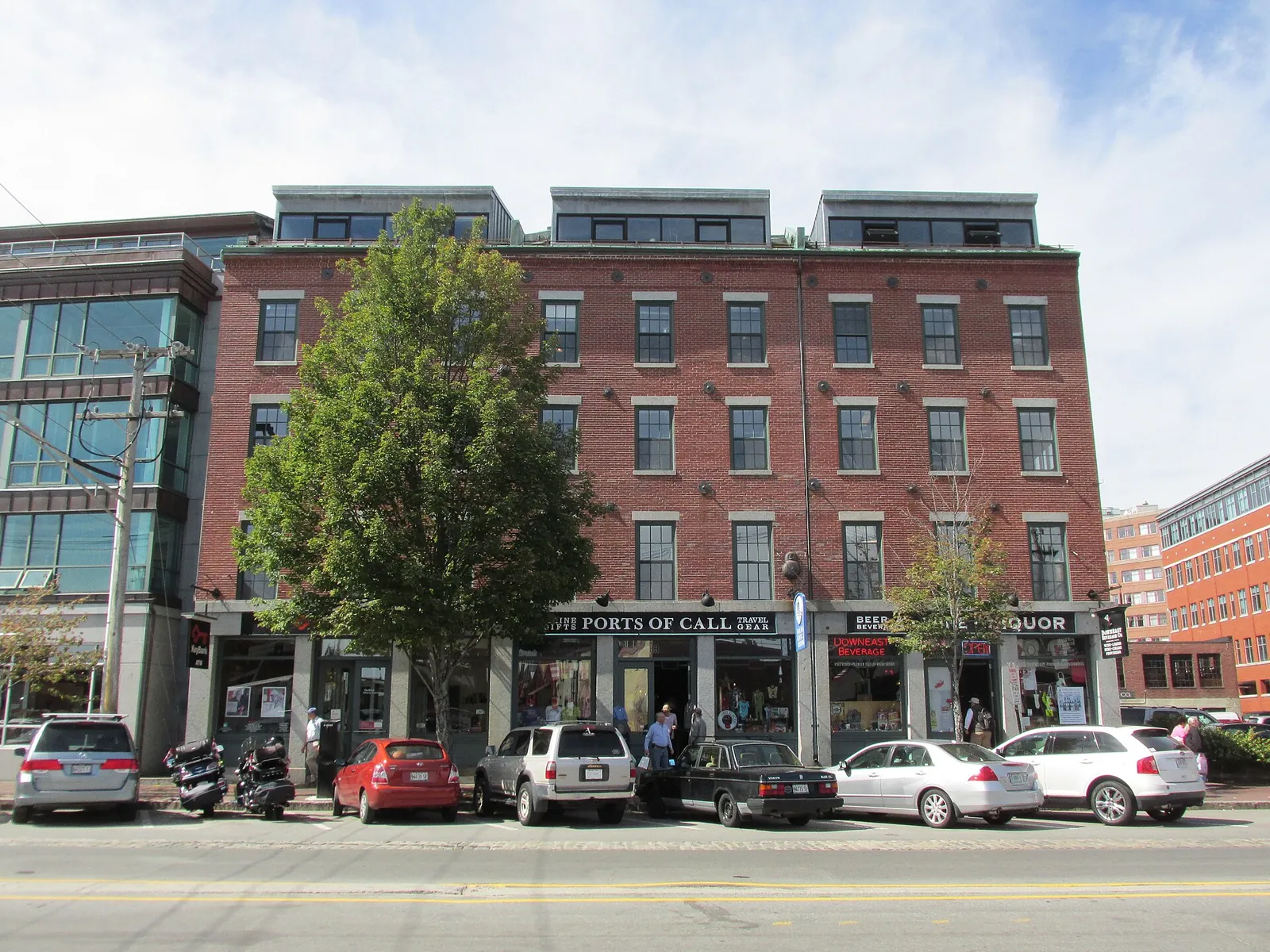 A community scene in Maine