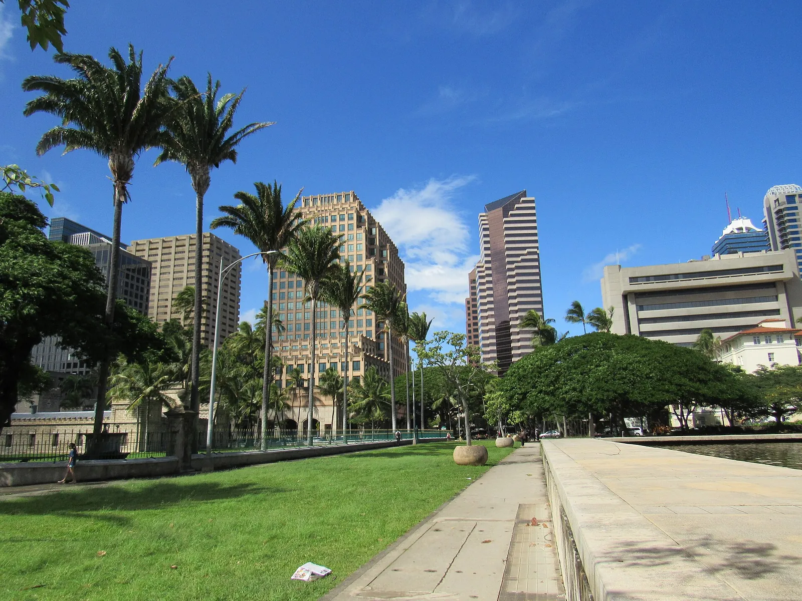 A community scene in Hawaii