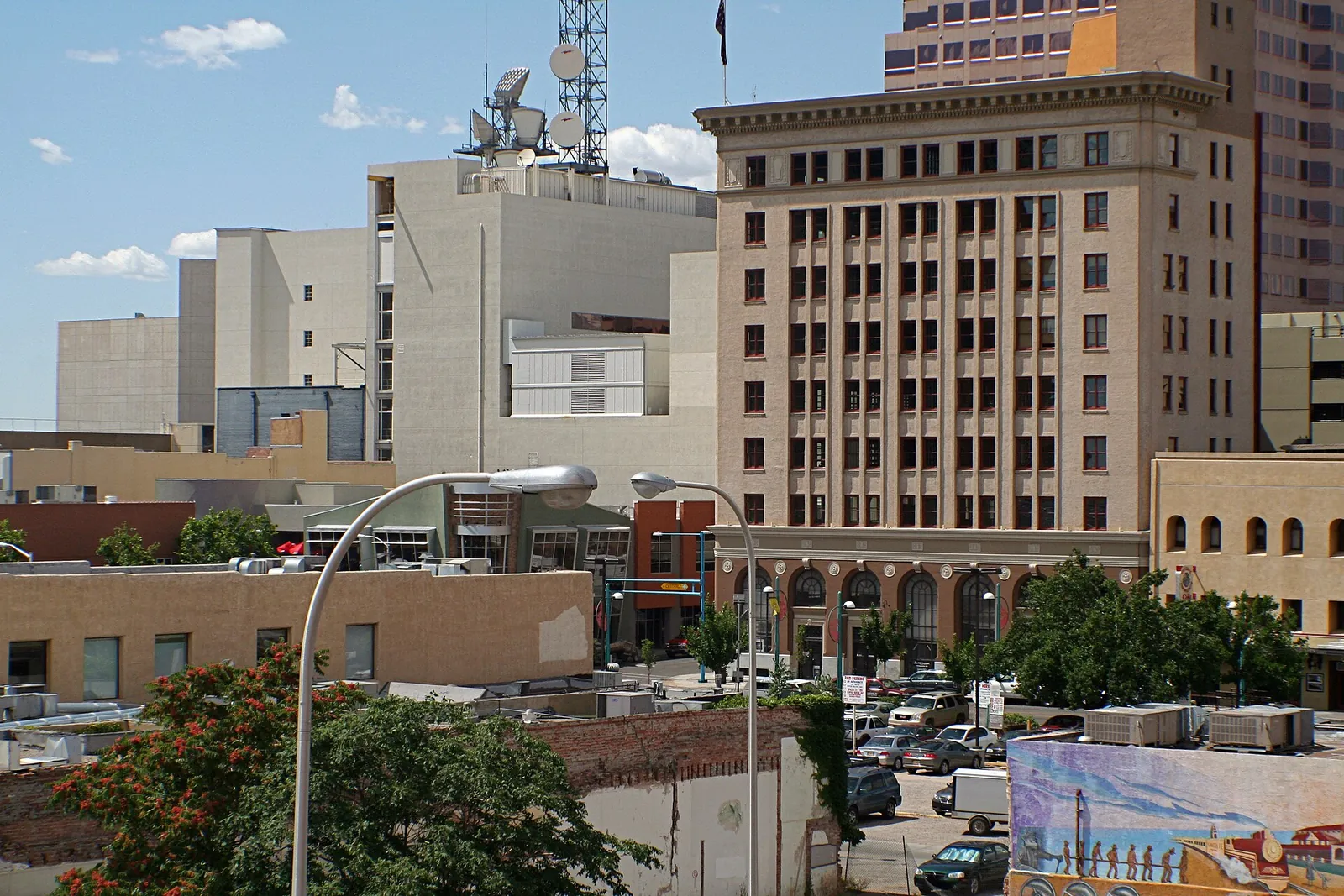 A community scene in New Mexico