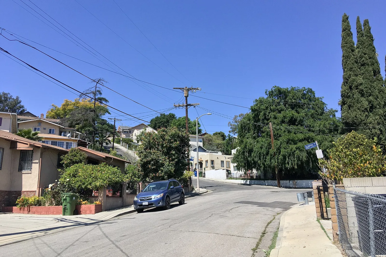 A community scene in California