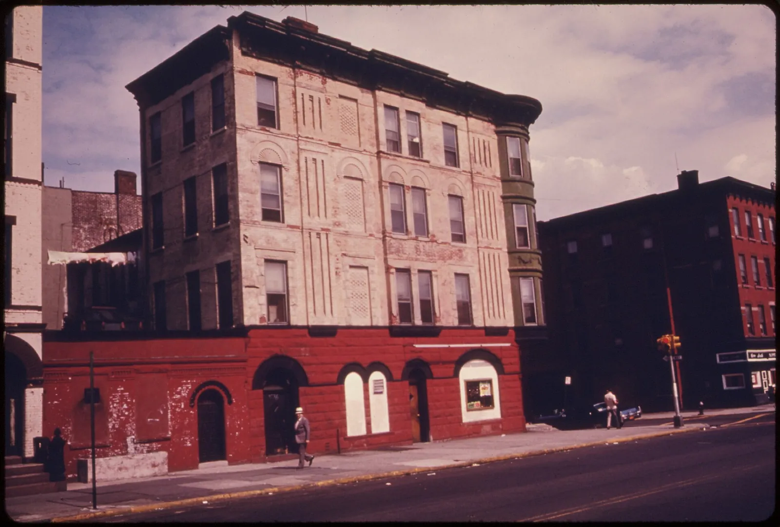 A community scene in New York