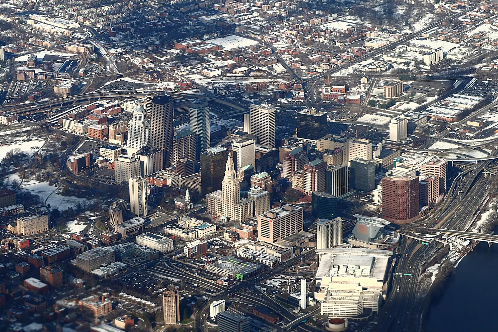 A community scene in Connecticut