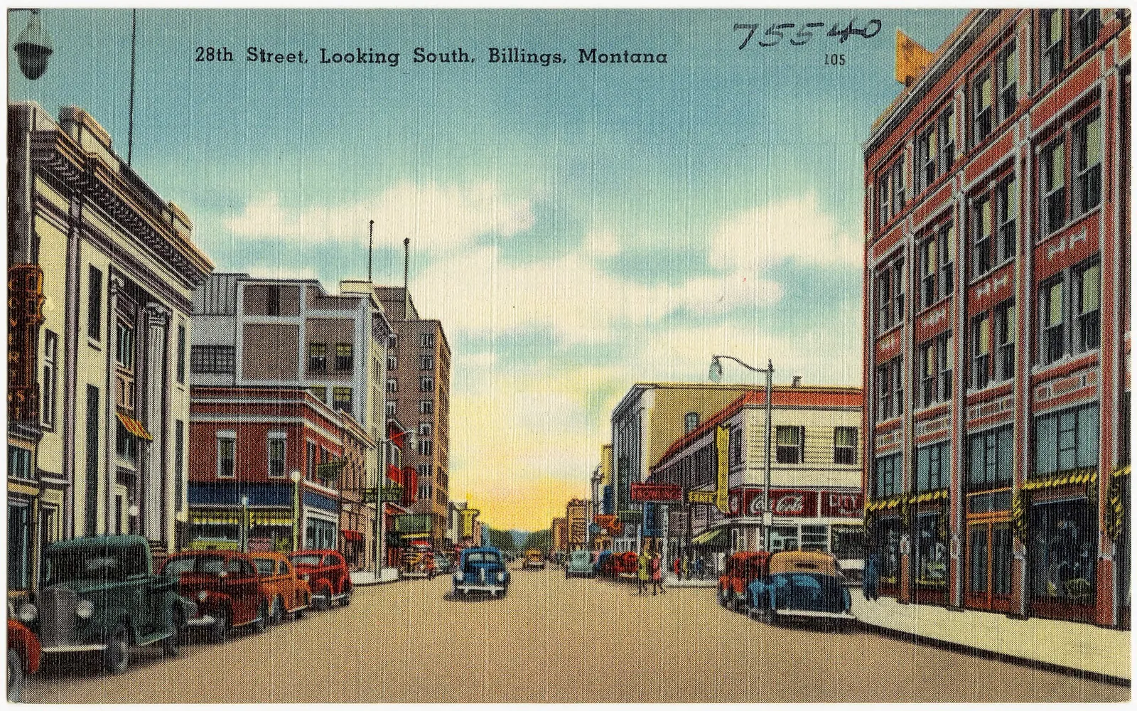 A community scene in Montana