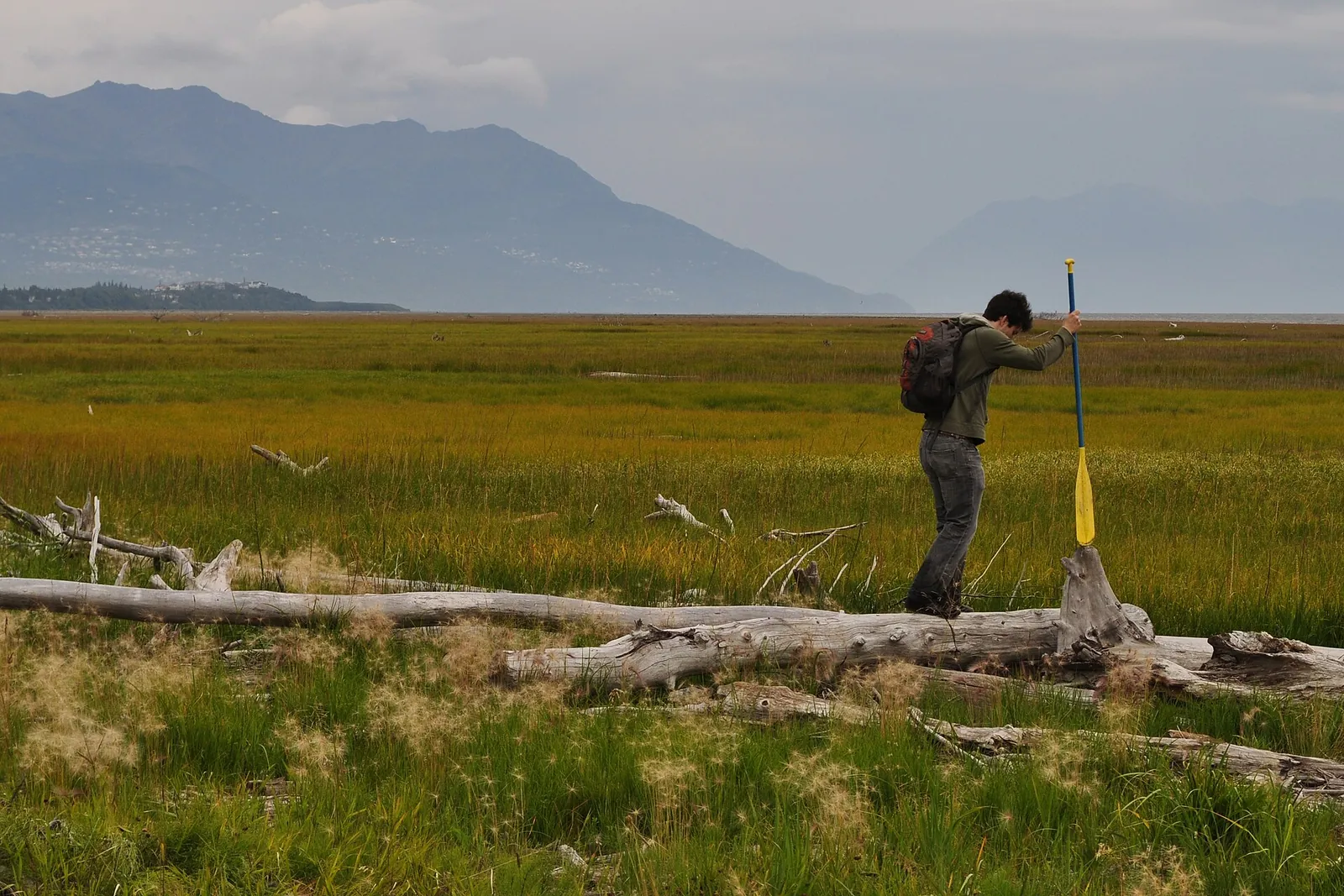 A community scene in Alaska