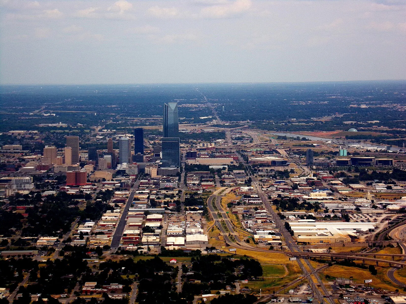 A community scene in Oklahoma