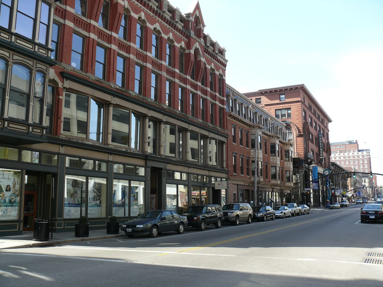 A community scene in Rhode Island