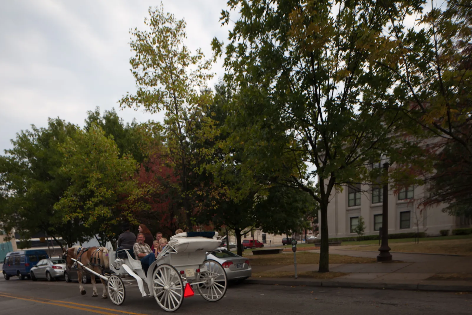 A community scene in Indiana